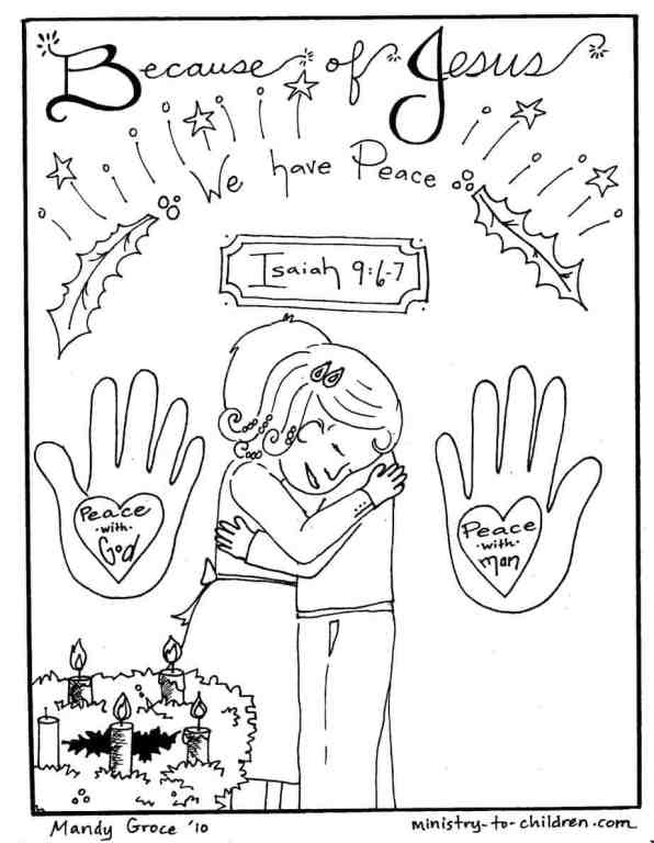 Themes of Advent Coloring Book