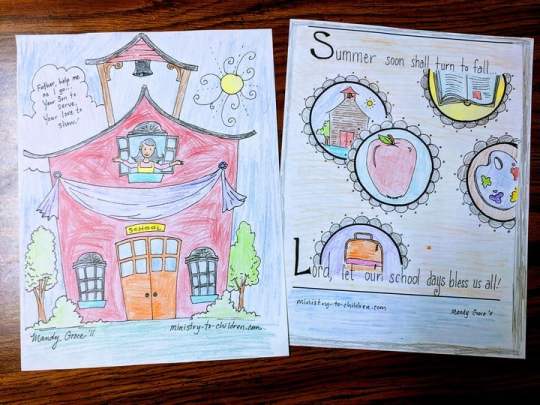 free printable BACK TO SCHOOL coloring pages for kids
