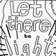 Print or Download the "Let there be light" coloring page
