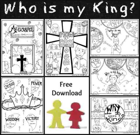 Following King Jesus Coloring Pages